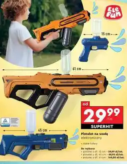 Biedronka Pistolet na wodę elektroniczny oferta