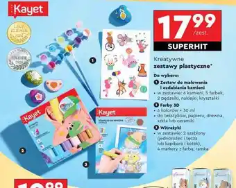 Biedronka Kreatywne zestawy plastyczne oferta