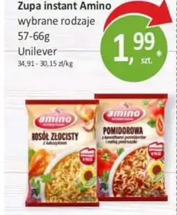Passa Zupa instant Amino Unilever oferta