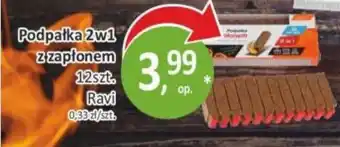 Passa Podpałka 2w1 Z zapłonem Ravi oferta