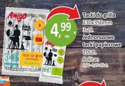 Passa Tacki do grilla / Jednorazowe tacki papierowe Politan oferta