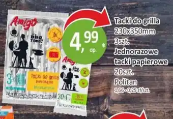 Passa Tacki do grilla / Jednorazowe tacki papierowe Politan oferta