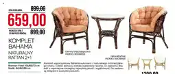 Abra Komplet bahama naturalny rattan 2+1 oferta