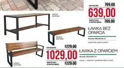Abra Ławka bez oparcia / z oparciem oferta