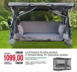 Abra Huśtawka rozkładana z moskitiera yf-sw026n szara oferta