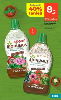 Dealz Nawóz uniwersalny lub do pelargonii Biohumus oferta