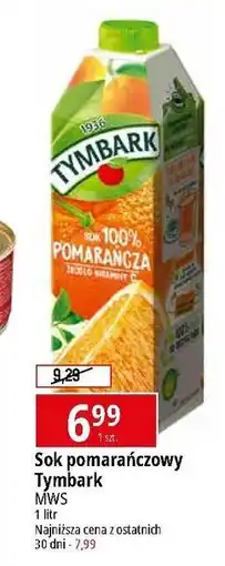E.Leclerc Sok pomarańczowy Tymbark oferta