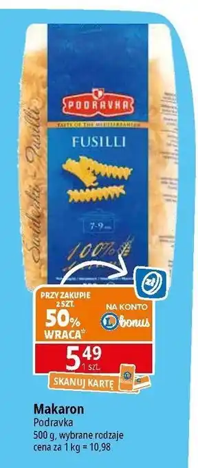 E.Leclerc Makaron fusili Podravka oferta