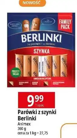 E.Leclerc Parówki z szynki Morliny Berlinki oferta