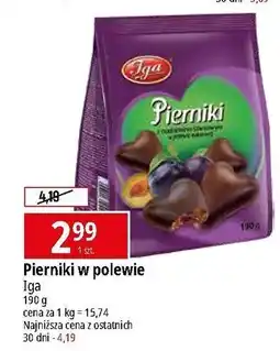 E.Leclerc Pierniki śliwkowe w czekoladzie Iga oferta