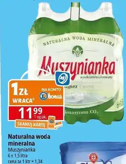 E.Leclerc Woda niegazowana Muszynianka oferta