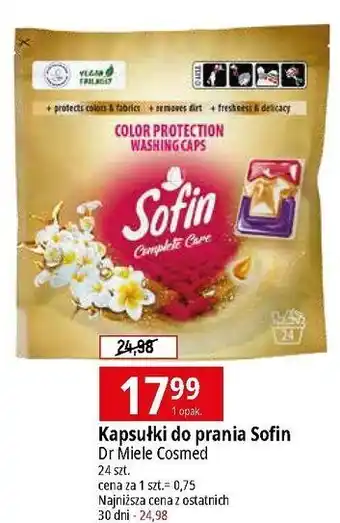 E.Leclerc Kapsułki do prania color protection Sofin Complete Care oferta