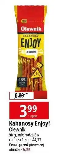 E.Leclerc Kabanosy z serem Olewnik Enjoy! oferta