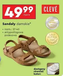 Biedronka Sandały damskie 37-40 Cleve oferta