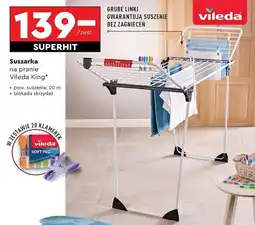 Biedronka Suszarka king Vileda oferta