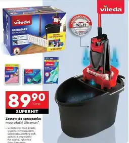Biedronka Mop ultramax + zestaw do sprzątania Vileda oferta