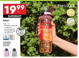 Biedronka Bidon na wodę 1 l Smukee oferta