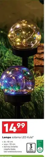 Biedronka Lampa solarna kula oferta