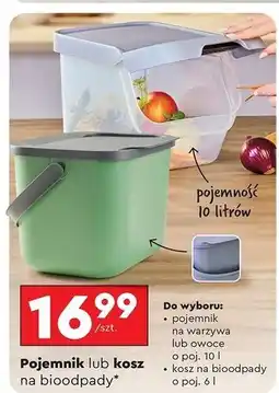 Biedronka Kosz na bioodpady 6 l Smukee oferta