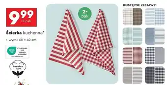 Biedronka Ścierki kuchenne 40 x 60 cm Smukee oferta