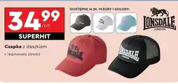 Biedronka Czapka damska z daszkiem Lonsdale oferta