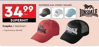 Biedronka Czapka damska z daszkiem Lonsdale oferta
