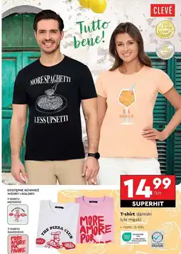 Biedronka T-shirt męski rozm. s-xxl Cleve oferta