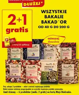 Biedronka Pistacje prażone solone Bakad'or oferta