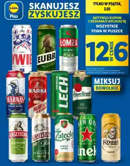 Lidl Piwa w puszce oferta