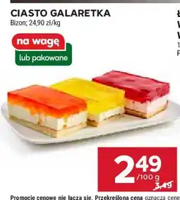 Stokrotka Ciasto galaretka Bizon oferta