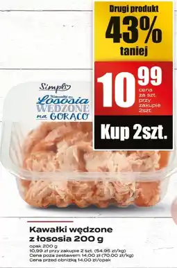 Supeco Kawałki wędzone z łososia 200g Supeco oferta