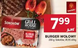 Stokrotka Burgery wołowe z przyprawami Sokołów grill house oferta