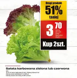Supeco Sałata karbowana zielona lub czerwona Supeco oferta