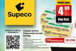 Supeco Masło extra Mazurski smak 200g oferta