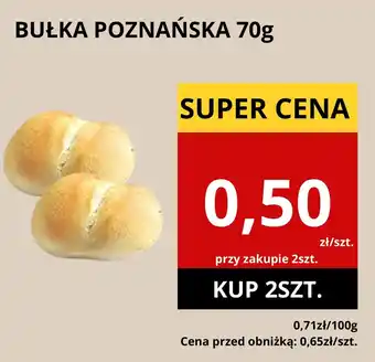 Supeco Bułka poznańska 70g Supeco oferta