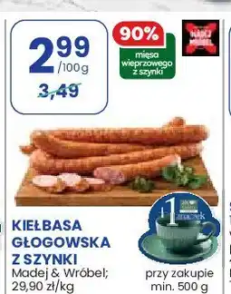 Stokrotka Kiełbasa głogowska z szynki Madej & wróbel oferta