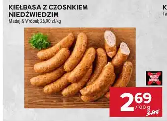 Stokrotka Kiełbasa z czosnkiem niedźwiedzim Madej & wróbel oferta