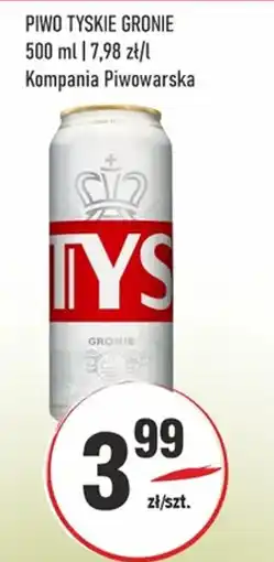 Sedal PIWO TYSKIE GRONIE Kompania Piwowarska oferta