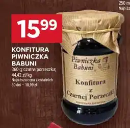 Stokrotka Konfitura z czarnej porzeczki PIWNICZKA BABUNI oferta