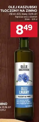 Stokrotka Olej lniany Oleje kaszubskie oferta