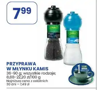 Stokrotka Sól morska jodowana - młynek Kamis specialite oferta