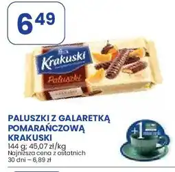 Stokrotka Paluszki w czekoladzie z galaretką pomarańczową Krakuski paluszki Krakuski bahlsen oferta