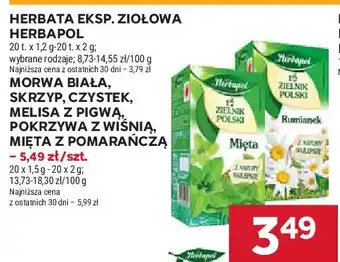 Stokrotka Herbatka mięta z pomarańczą Herbapol oferta