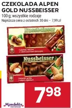 Stokrotka Czekolada gorzka z całymi migdałami Alpen gold nussbeisser oferta