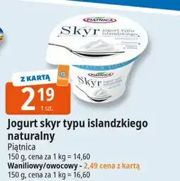 E.Leclerc Jogurt typu islandzkiego waniliowy Piątnica Skyr oferta