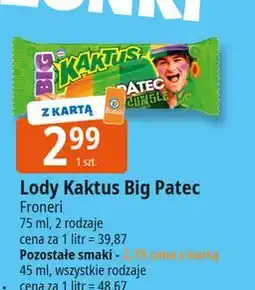 E.Leclerc Lody cytrynowo-truskawkowe Nestle Kaktus oferta