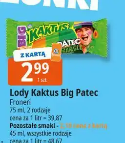 E.Leclerc Lody cytrynowo-truskawkowe Nestle Kaktus oferta