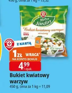 E.Leclerc Bukiet kwiatowy warzyw Wiodąca Marka Notre Jardin oferta