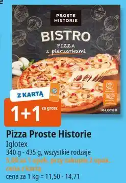 E.Leclerc Pizza z pieczarkami Iglotex Proste Historie Bistro oferta