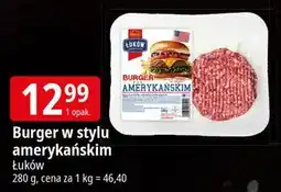 E.Leclerc Burgery wołowe w stylu amerykańskim Łuków oferta
